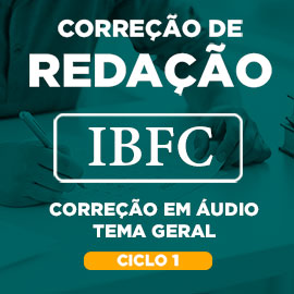 Correção de Redação IBFC Tema Geral