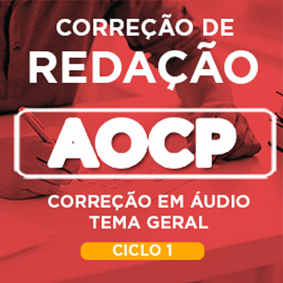 Correção de Redação AOCP